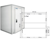 Холодильная камера Polair КХН-11,75 (2560*2560*2200)