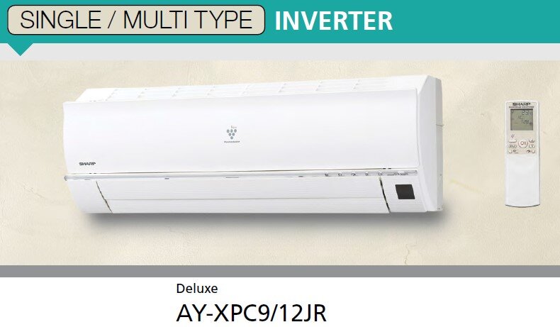 Сплит система Sharp Deluxe AY-XPC12JR/AE-X12JR inverter