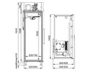 Среднетемпературные шкафы с металическими дверьми Polair CM110-S 