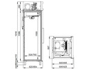 Универсальный шкаф с металическими дверьми Polair CV107-S