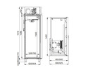 Универсальные шкафы с металическими дверьми Polair CV110-G