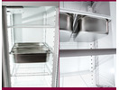 Холодильный шкаф с металлической дверью Polair CM105-Sm Alu