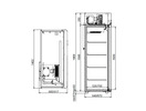 Холодильный шкаф с металлической дверью Polair CV114-Sm Alu