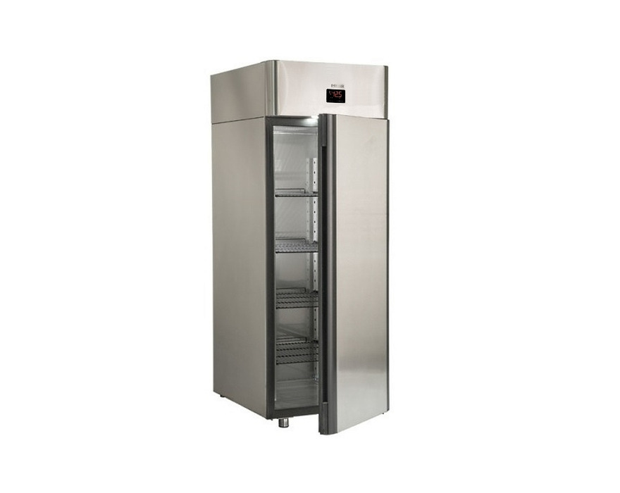 Холодильный шкаф с металлической дверью Polair CM107-Gm Alu