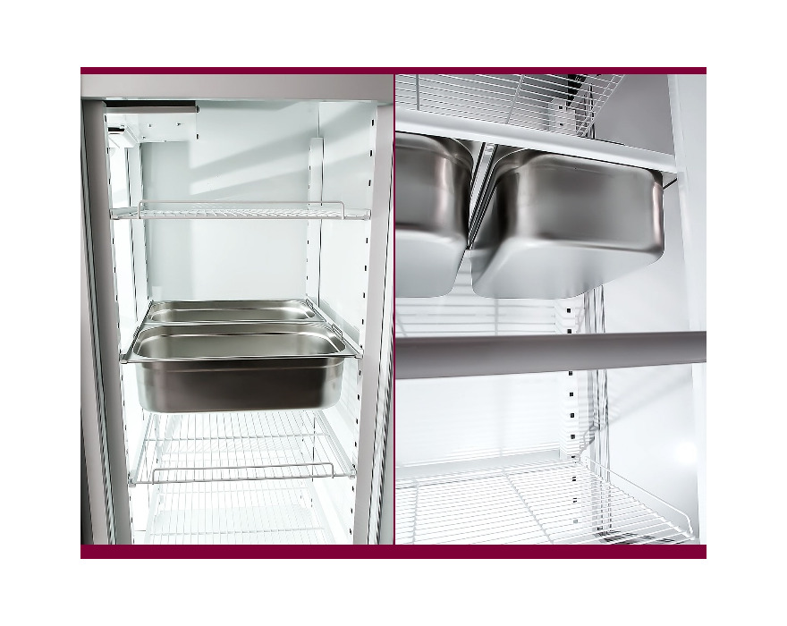 Холодильный шкаф с металлической дверью Polair CM110-Sm Alu