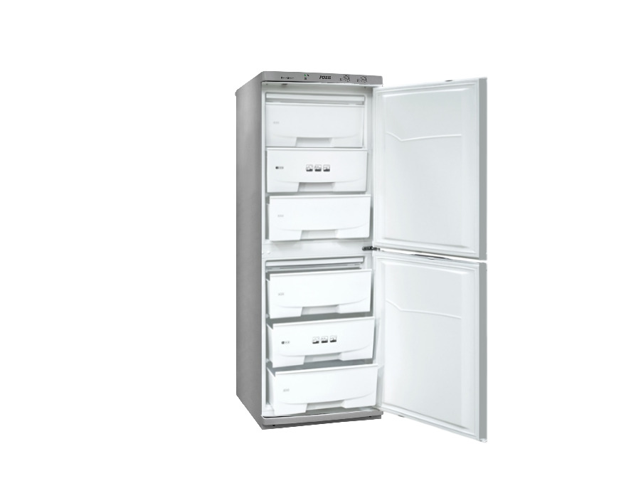 Морозильный шкаф бытовой двухкамерный POZIS FVD-257 Silver