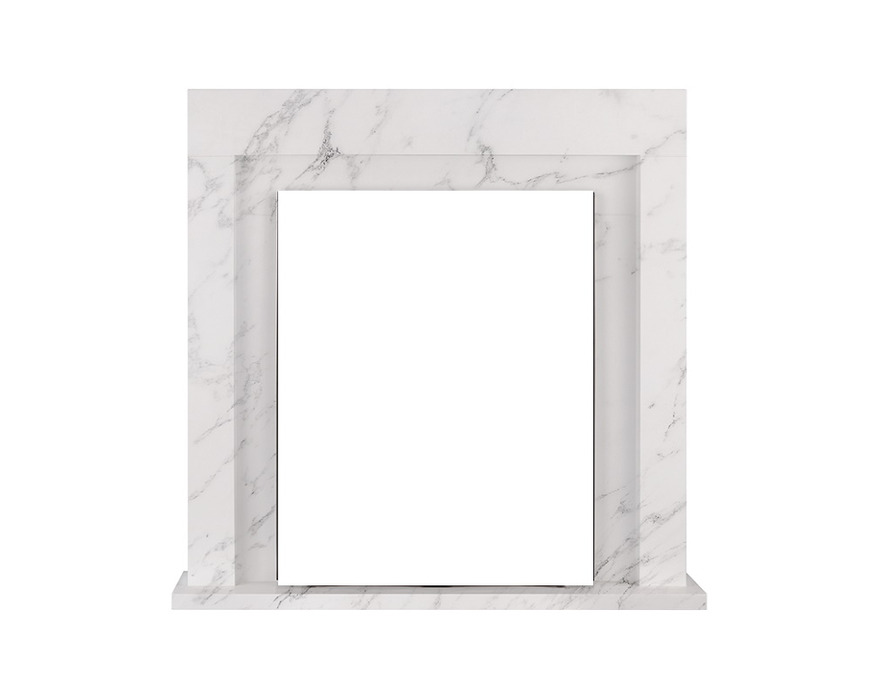 Декоративный Портал Simple Classic белый мрамор
