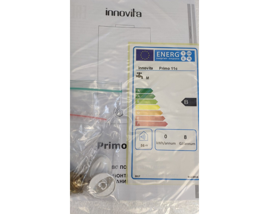 Газовый проточный водонагреватель INNOVITA Primo 11с NG