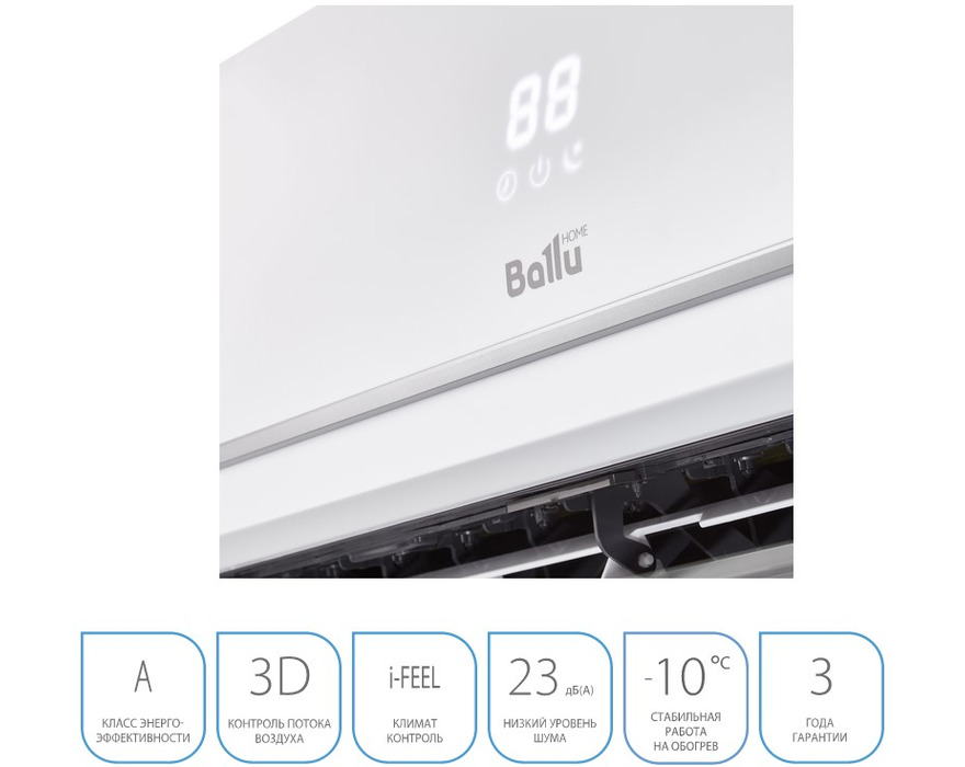 Сплит система Ballu ECO EDGE DC Inverter BSLI-12HN1/EE/EU_20Y