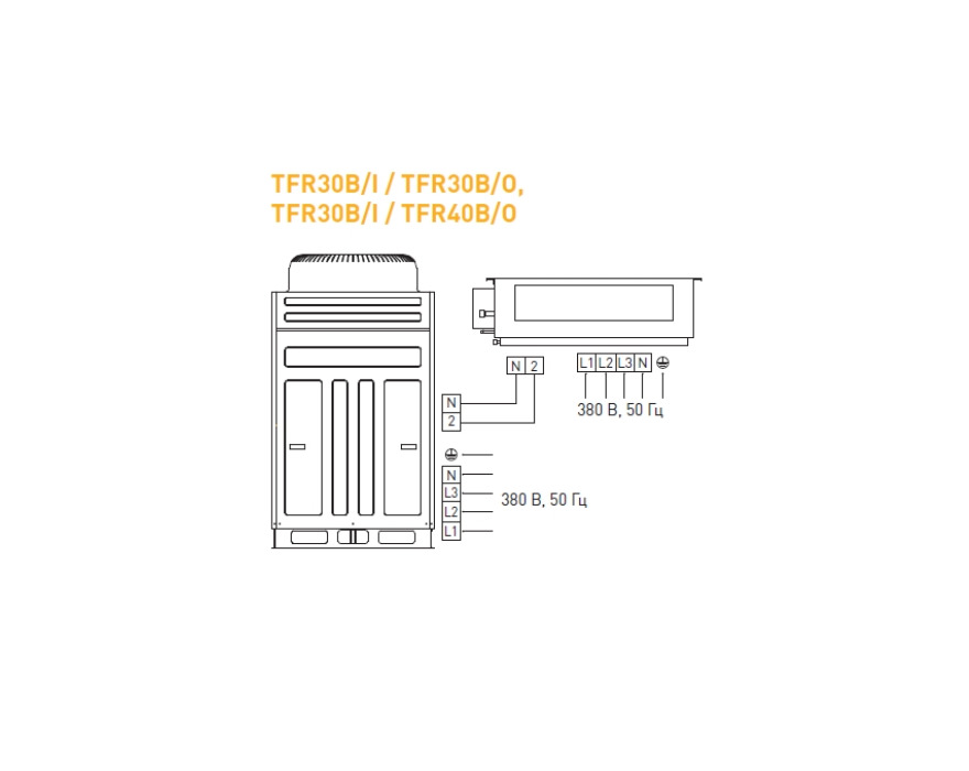 Канальный кондиционер Tosot TFRI30B/I/TFRI30B/O